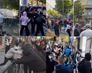 Rruga e Durrësit nën pushtetin e plotë të protestës së studentëve