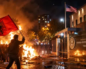 Ambasada e SHBA: Protesta mund të zgjerohet në ndërtesat qeveritare