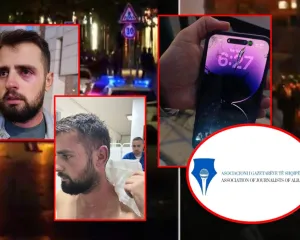 Policia dhunon gazetarin: Më goditën me shkelma dhe grushte