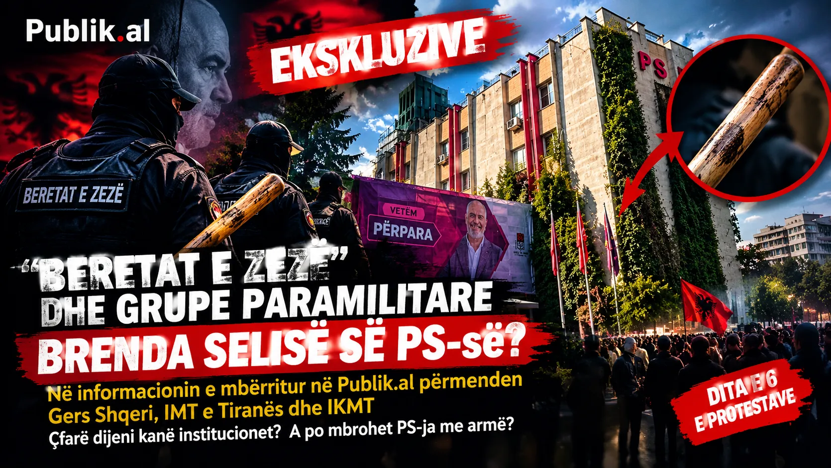 Grupet paramilitare dhe “Tigrat e Arkanit” zbarkojnë në selinë e PS-së
