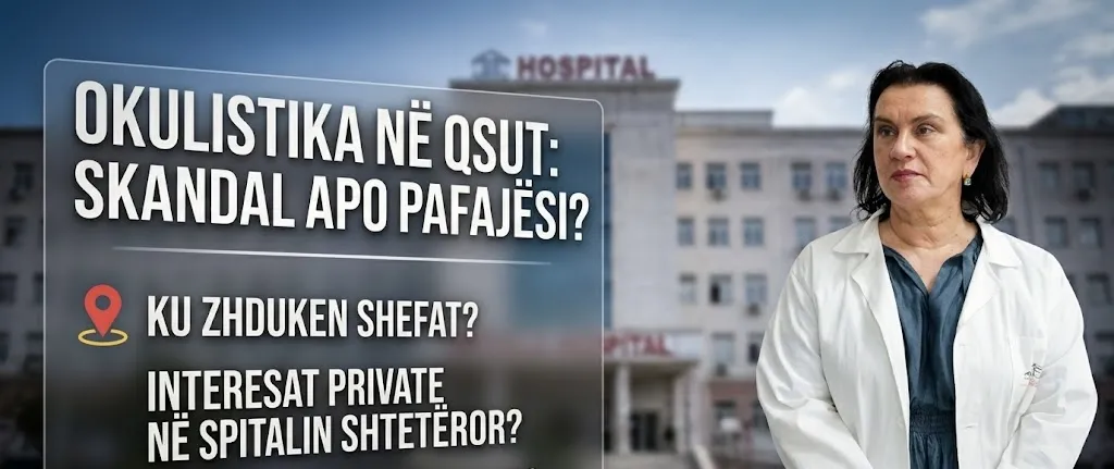 Vilma Mema, mungesat në punë dhe pikëpyetjet për Okulistikën në Spitalin Francez