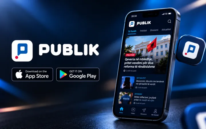 Publik.al sjell versionin e ri 2.0 në App Store dhe Google Play