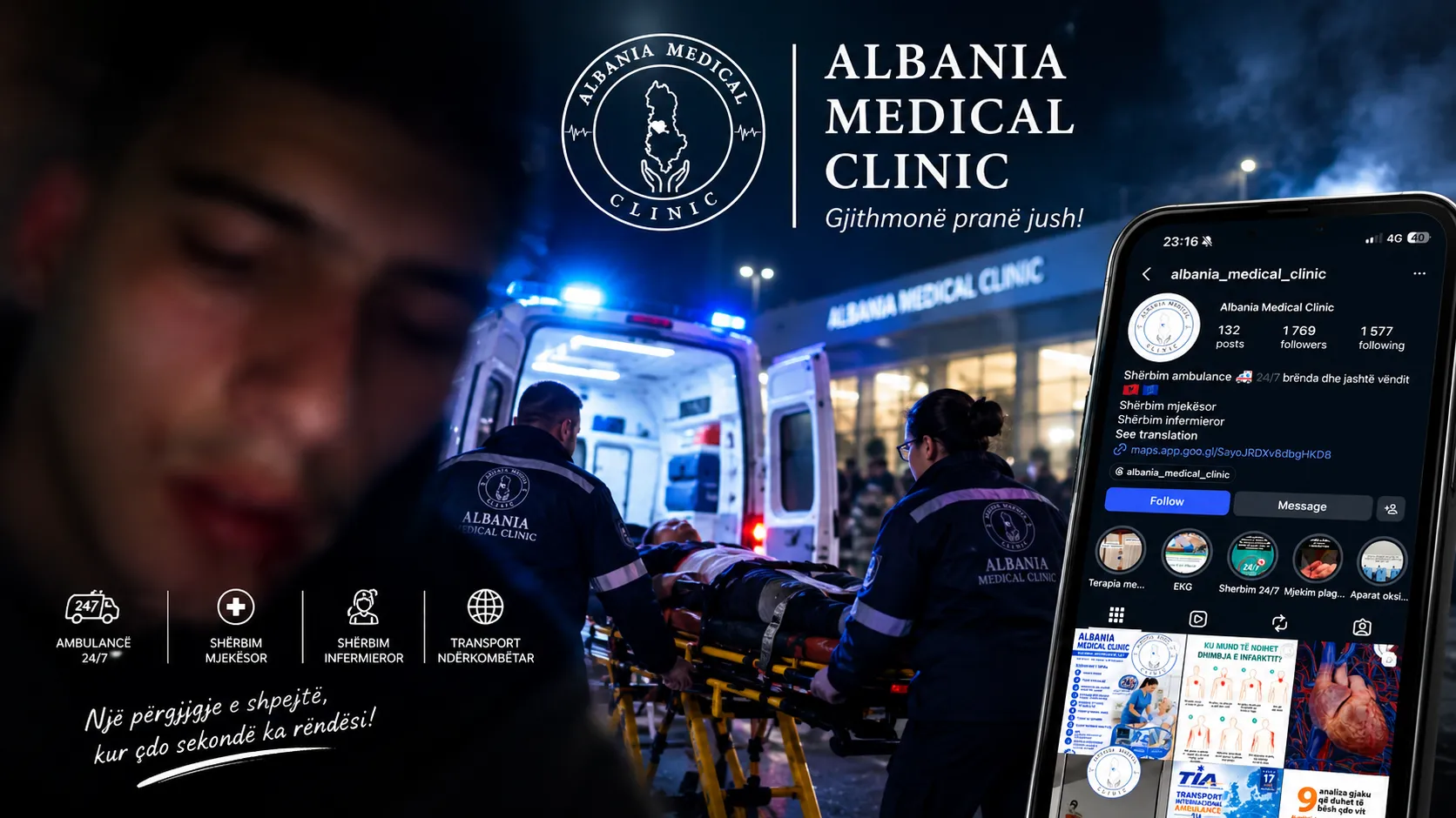 “Albania Medical Clinic”, kur humanizmi vjen përpara gjithçkaje!