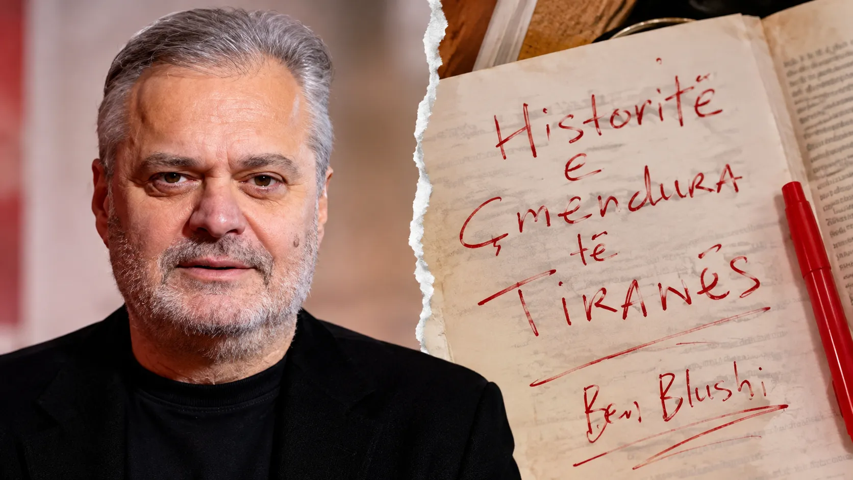 Ben Blushi befason me kopertinën e romanit të ri: Një zhgarravinë u kthye në art!