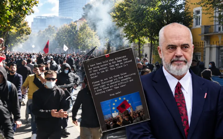 Eurodeputetja: Vazhdoni protestat, Rama nuk iu ndalon dot hyrjen në BE