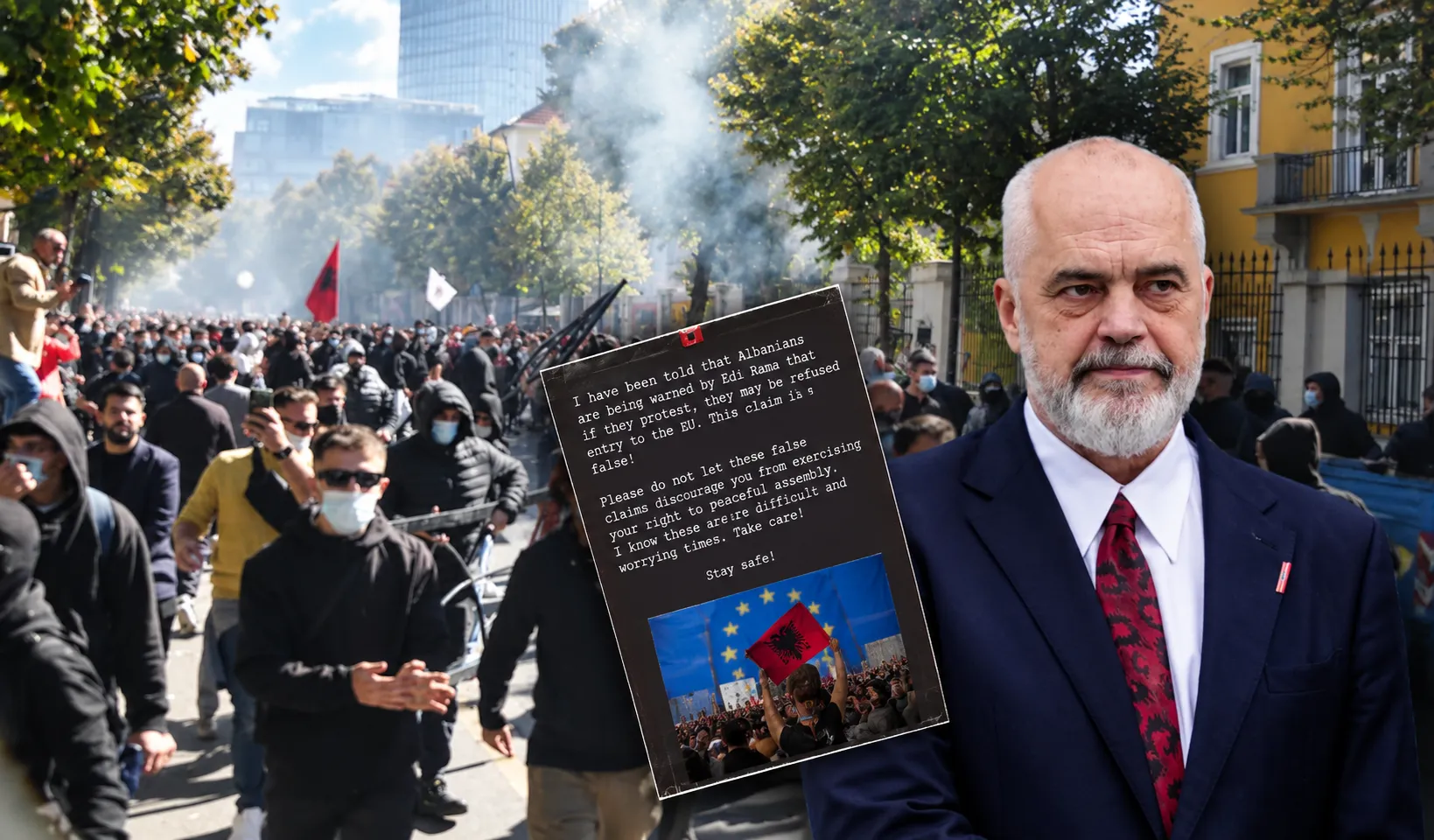 Eurodeputetja: Vazhdoni protestat, Rama nuk iu ndalon dot hyrjen në BE