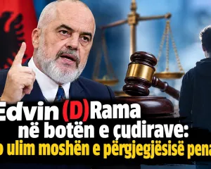 Edvin (D)Rama në botën e çudirave: Do ulim moshën e përgjegjësisë penale