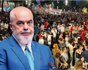 “Shqipëria e zhytur në kaos e flakë, Rama arratiset në Vjenë”