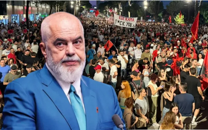 “Shqipëria e zhytur në kaos e flakë, Rama arratiset në Vjenë”