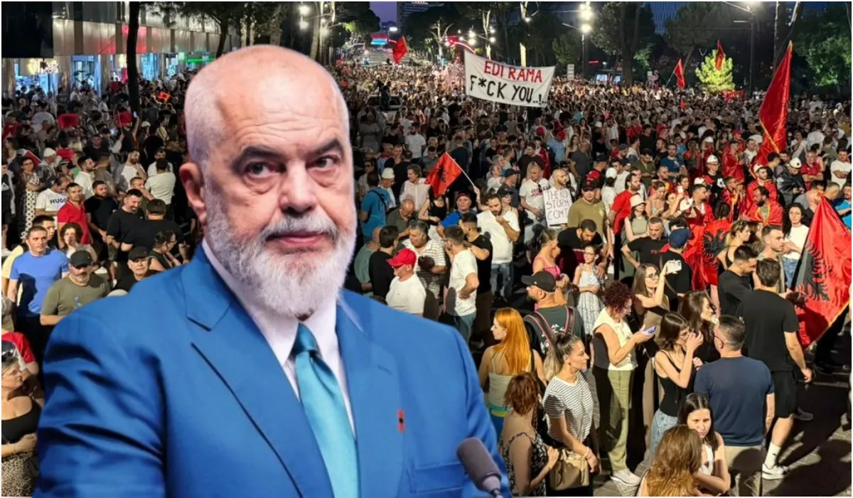 “Shqipëria e zhytur në kaos e flakë, Rama ‘arratiset’ në Vjenë”