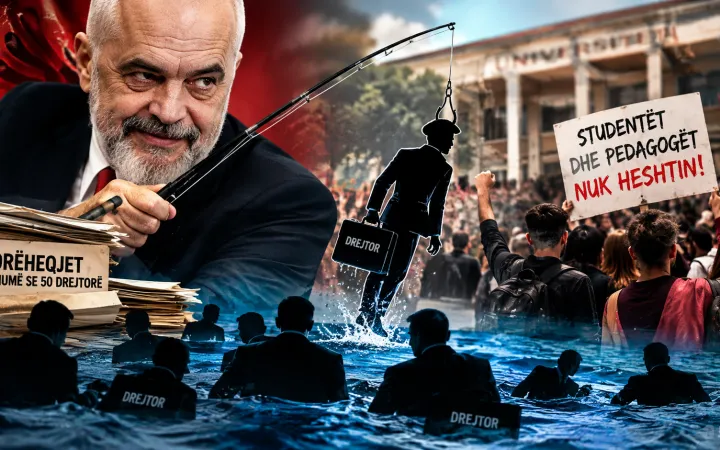 A po “peshkon” Rama njerëz pranë protestës me skemën e drejtorëve, që të shuajë revoltën e tyre
