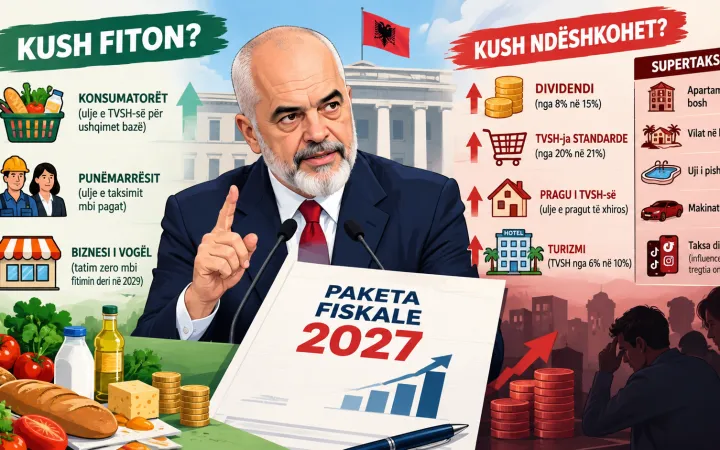 Kush fiton dhe kush ndëshkohet nga “teoria” e re e Edi Ramës?