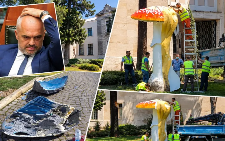 Rama “vajton” kërpudhën te kryeministria, padit 12 protestues, fatura 60 mln lekë