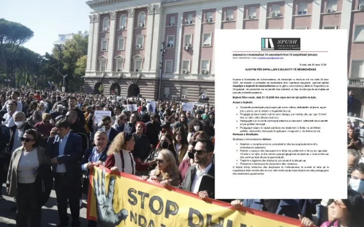 Pedagogët shpall BOJKOTIN në të gjitha universitetet publike