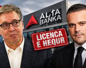 Serbia i heq licencën bankës së oligarkut të lidhur me Vuçiçin
