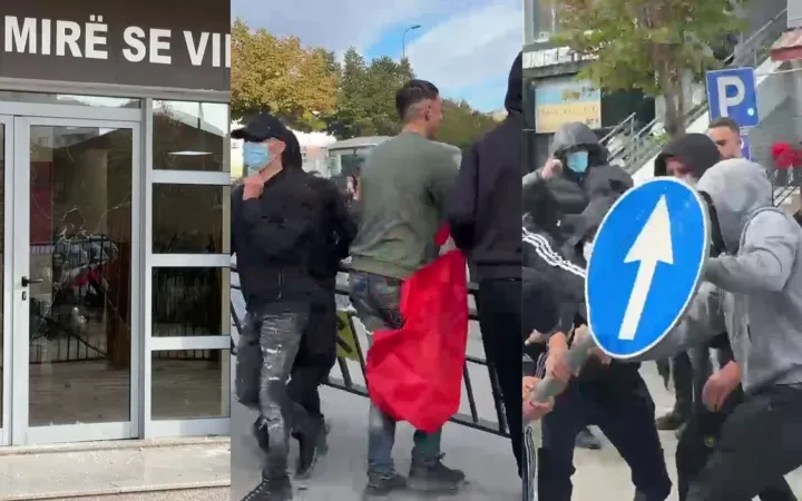 Tensione në Lezhë, thyhen xhamat e shkollës dhe shkulen tabelat