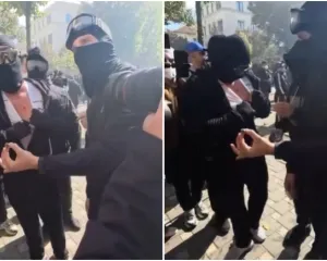 I riu tregon kraharorin e gjakosur nga plumbi i gomës së policisë së Ramës