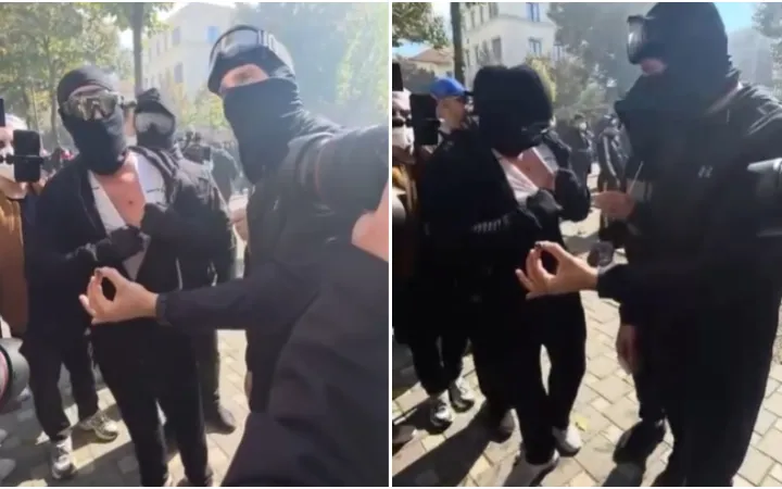 I riu tregon kraharorin e gjakosur nga plumbi i gomës së policisë së Ramës
