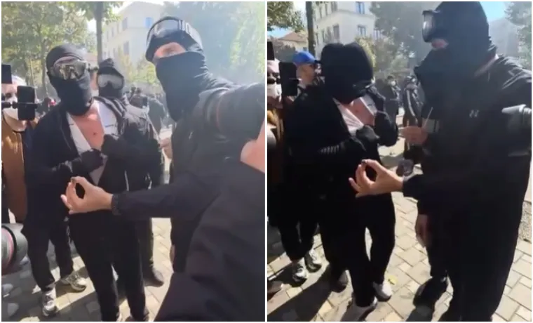 I riu tregon kraharorin e gjakosur nga plumbi i gomës së policisë së Ramës