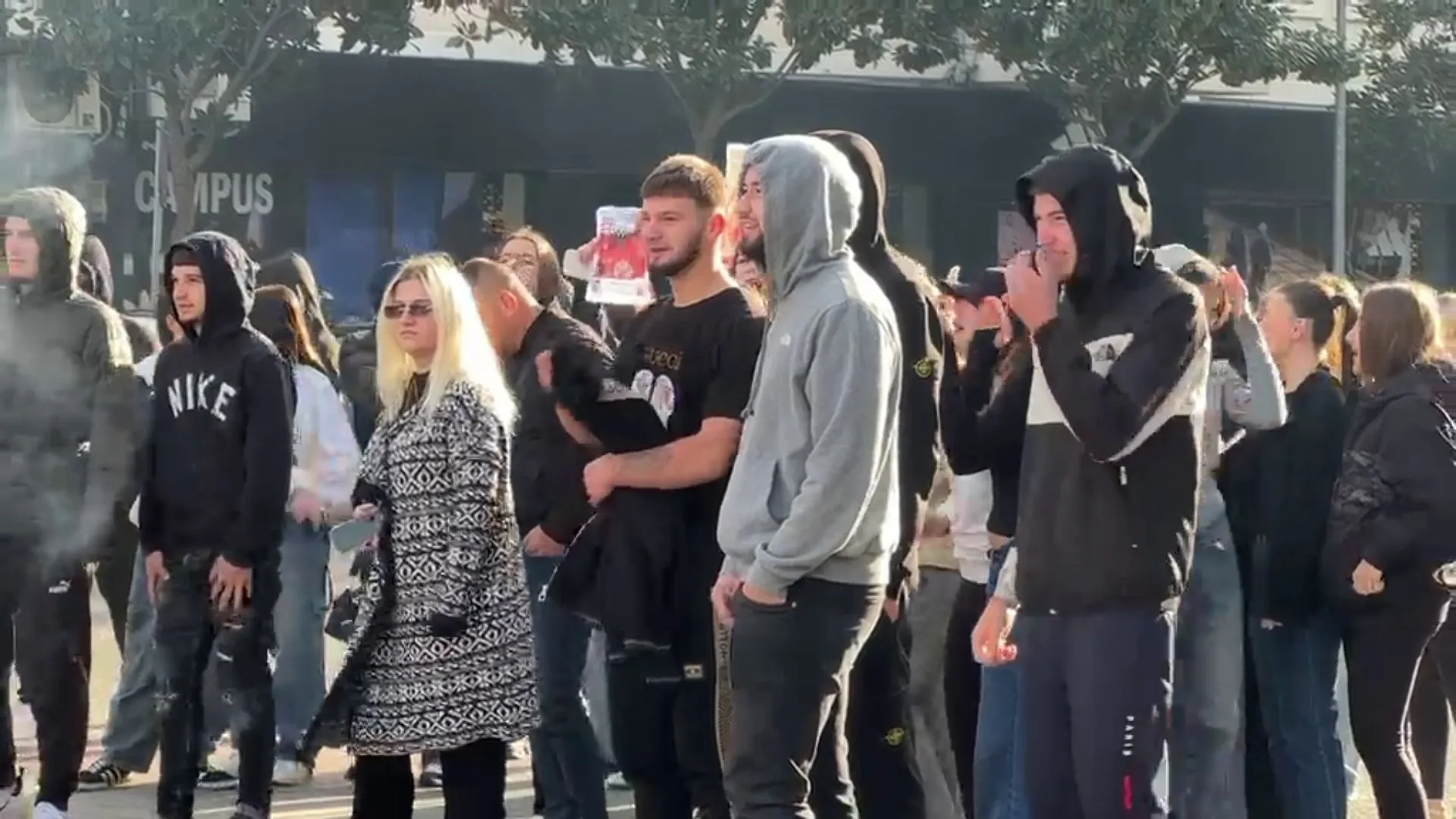 Protestë edhe në Lezhë, disa gjimnazistë bojkotojnë mësimin