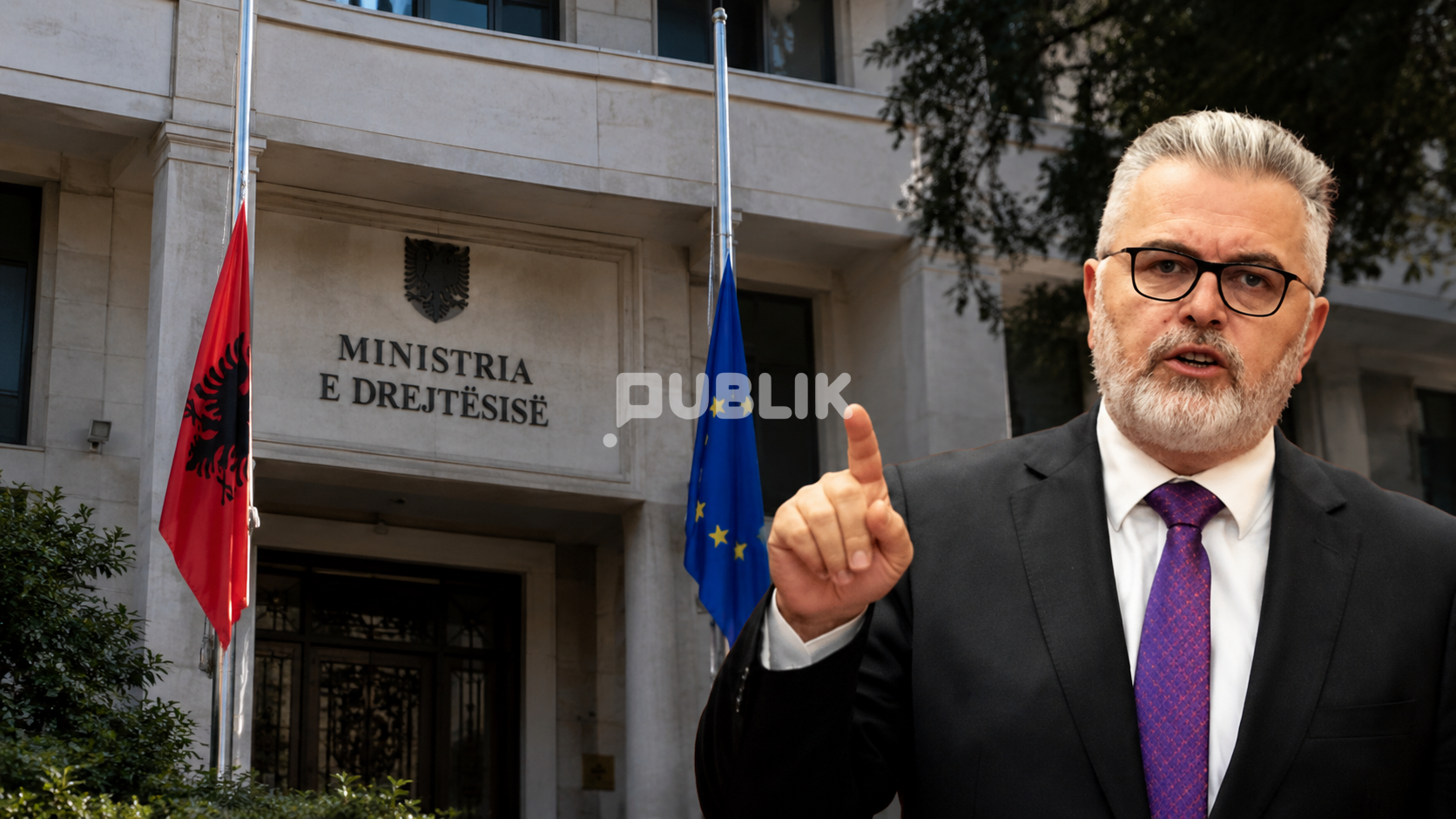Pse i ka ulur Toni Gogu flamujt në gjysmështizë te Ministria e Drejtësisë?