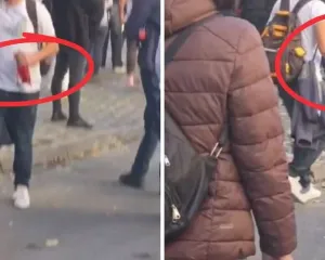 Metoda epike e studentëve, në protestë me molotovët në qese kroasanësh