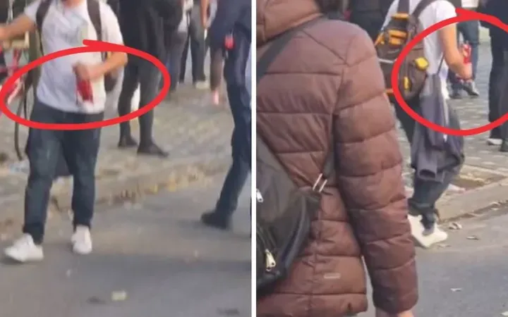 Metoda epike e studentëve, në protestë me molotovët në qese kroasanësh