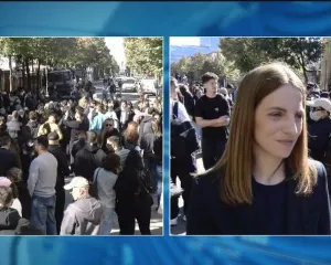 Marjana Koçeku krah studentëve në protestë: O sot o kurrë!
