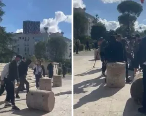 Pedagogë e studentë refuzojnë dialogun, rrokullisin “stolat” e Ramës