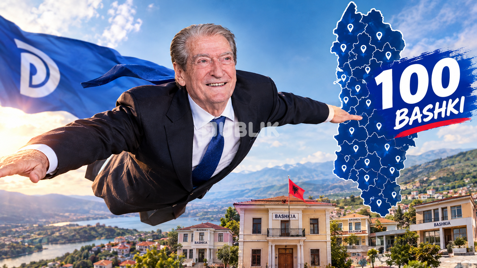 Berisha ‘fluturon’ me sy hapur: 100 bashkitë e premtuara do të bëhen realitet