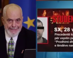 Rama e cilësoi kriminel, studenti padit kryeministrin Edi Rama (VIDEO)