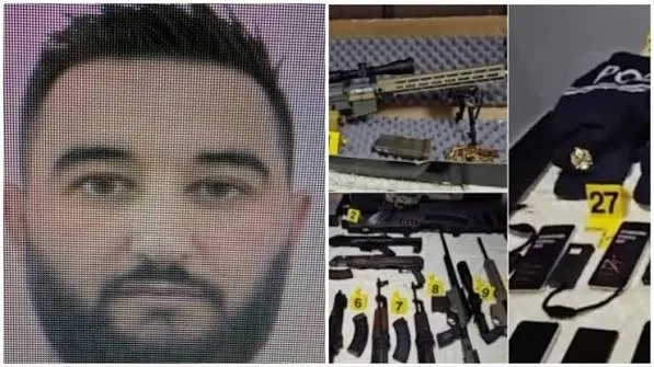 Snajperë, automatikë dhe 7,820 fishekë, SPAK çon në gjyq Eugert Sinon