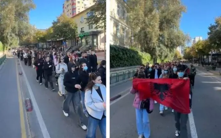 “Studentët kërkojnë revolucion”, nis marshimi drejt Ministrisë së Arsimit