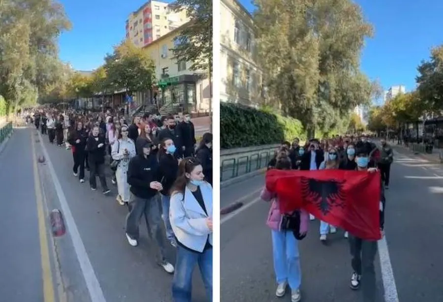 “Studentët kërkojnë revolucion”, nis marshimi drejt Ministrisë së Arsimit