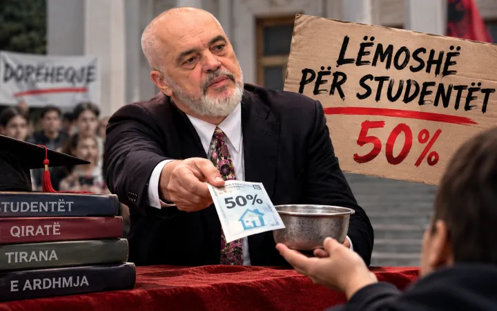 Rama hedh ‘lëmoshën’ e parë: Do t’ju paguajmë 50% të qerasë!