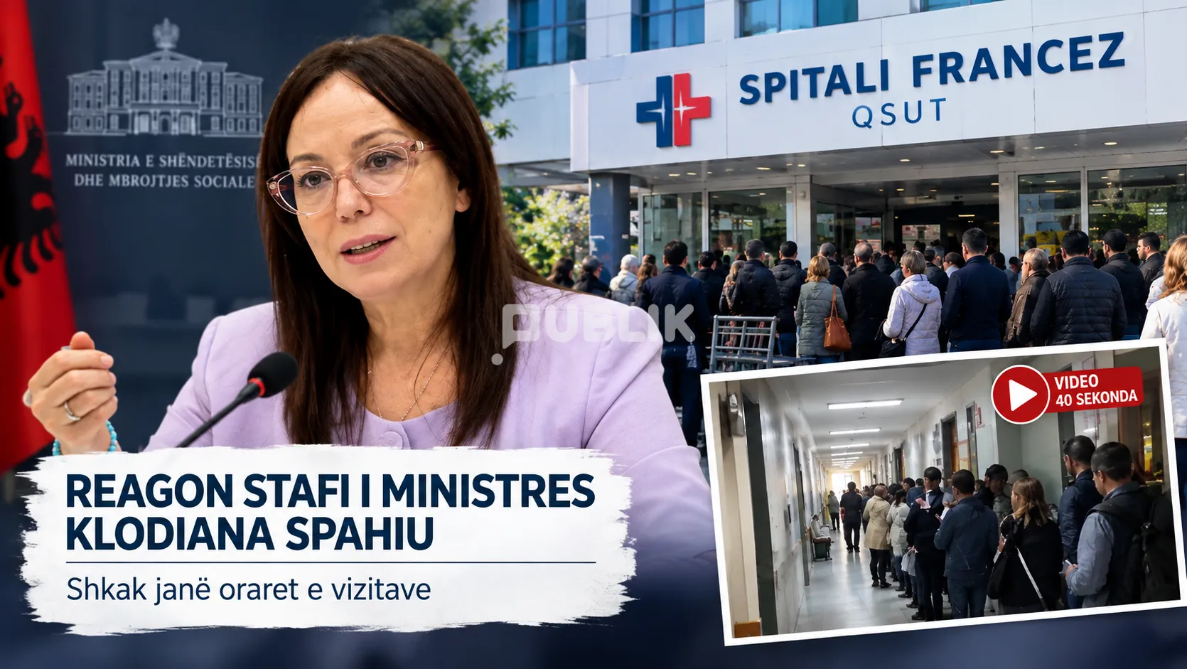 Kaosi në Spitalin Francez, reagon ‘Shëndetësia’: Kohë virozash