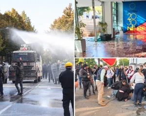 Na përplasjet, te personat e maskuar te selia e PS, ç’po ndodh në Tiranë?