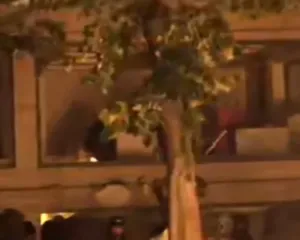 Protestuesit nxjerrin orenditë e Iute Credit dhe i djegin në mes të rrugës