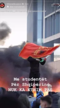 Edhe  Tifozat Kuqezi  i bashkohen valës së protestave me studentët