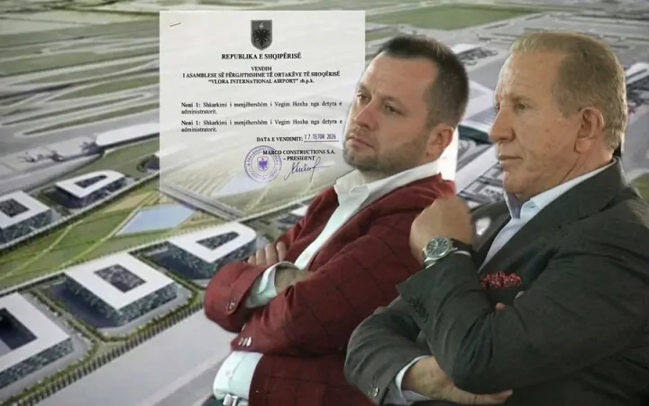 Nuk ndalet Behgjet Pacolli, shkarkon administratorin e Aeroportit të Vlorës