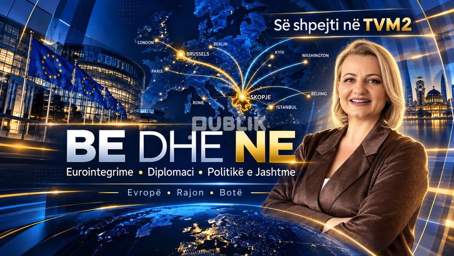 Skandali! Kryeredaktorja shqiptare nxjerr hartën e “Maqedonisë së Madhe”